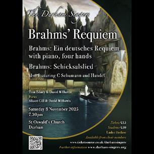 Brahms' Requiem, image of a boat on a lake.
