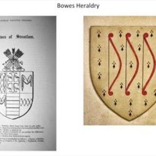 Images of two medieval heraldic crests.