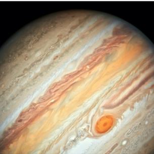 Close up of Jupiter