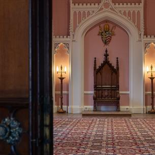 Throne room at Auckland Palace