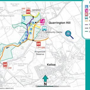 Crowtrees Local Nature Reserve Walk/Cycle Route