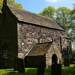 Exterior view of Escomb Saxon Church