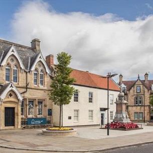 The Mining Art Gallery and Auckland Tower part of the Auckland Project at Bishop Auckland