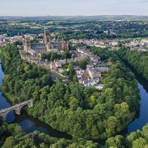 Aerial view of Durham City