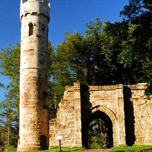 The Gothic Tower at Hardwick Park