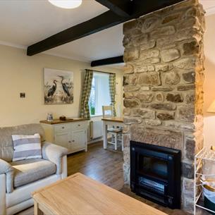 Lounge at Bradley Burn Farm - Heron Cottage