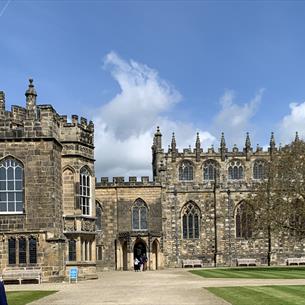 The exterior of St Peter's Chapel at Auckland Castle