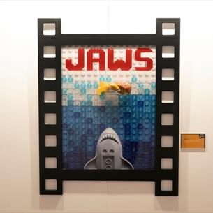 Lego exhibition of 'Jaws' the movie - Warren Elsmore