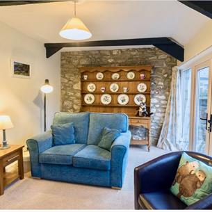 Lounge at Bradley Burn Farm - Otter Cottage