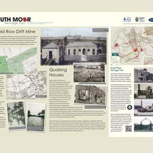 Sample interpretation board from the trail