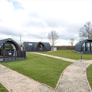 Country Glamping Pods located at Toft Hill