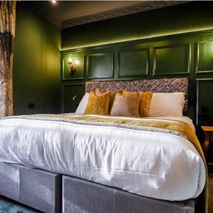 The Friar's Nook bedroom at The Funky Monk