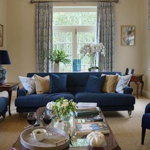 Living room at Dukeswood Cottage Wynyard Hall