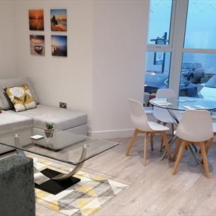 The lounge at Seaside Retreat in Roker, Sunderland