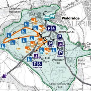 Picnic Spot: Waldridge Fell (cycling not permitted)