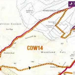 Woodland Fell Circular Cycle Route