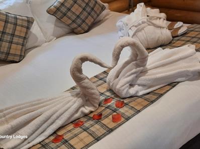 Double Bed at Arbeia Lodge