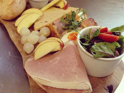Knitsley Farm Granary Café food platter