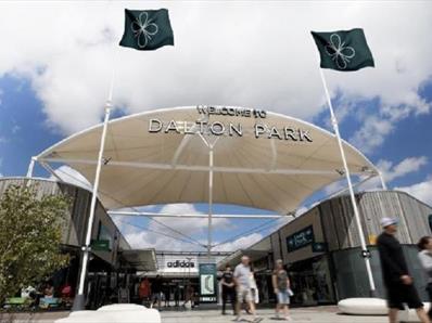 The main entrance to Dalton Park