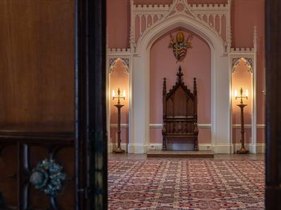 Throne room at Auckland Palace