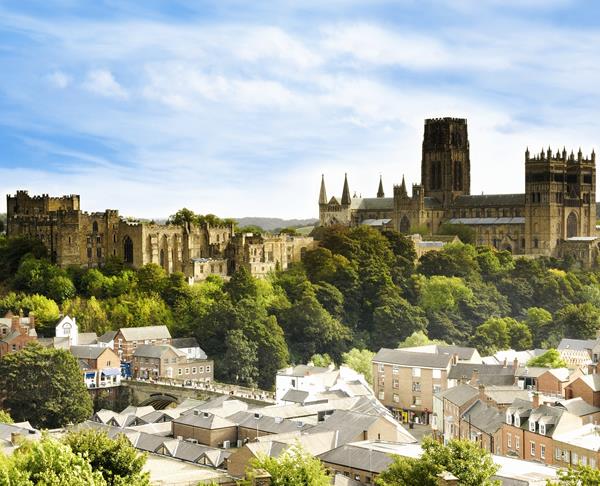 durham map england