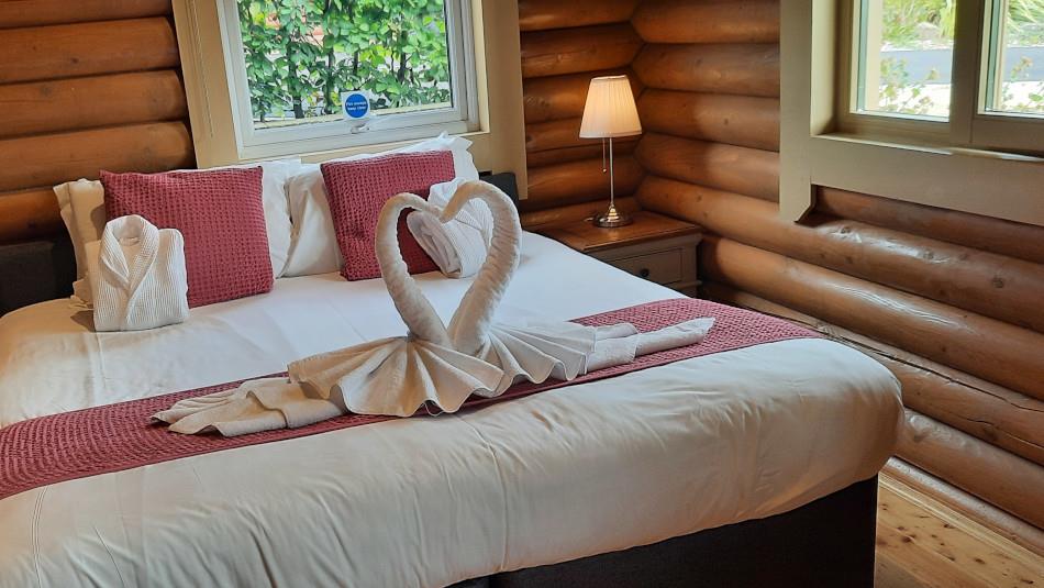 Double bedroom at Housesteads Lodge