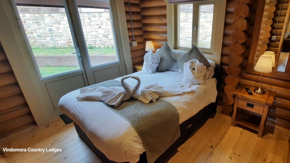 Double bedroom at Vindolanda Lodge