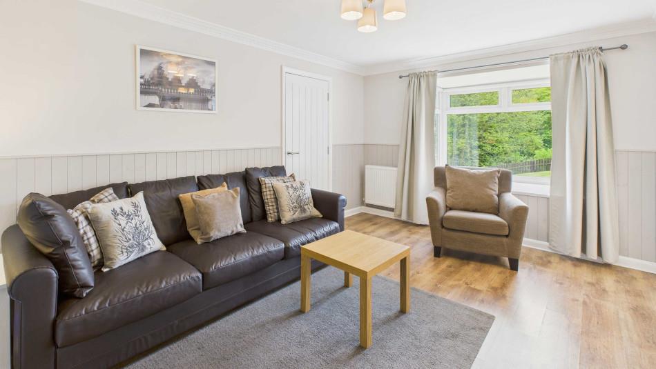 Living area at The Fairways