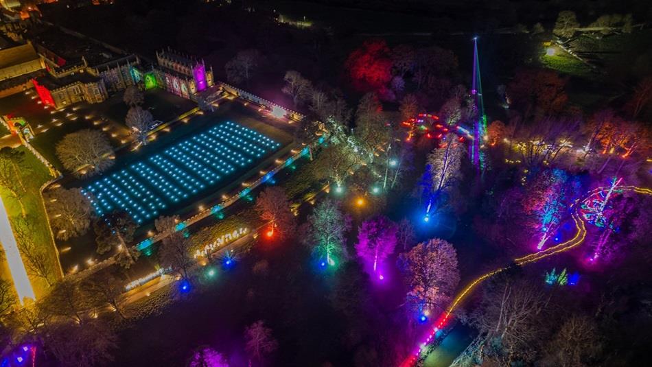 Aerial view of Aglow presented by The Auckland Project