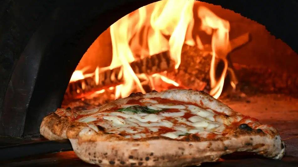 Pizza and Pizza oven