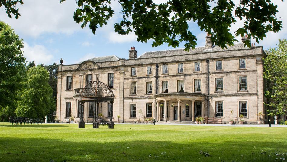 Beamish Hall Hotel exterior and gardens