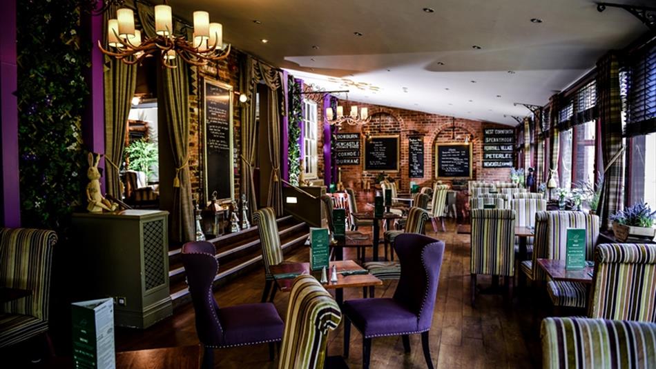 Bar seating area at Bowburn Hall Hotel Restaurant