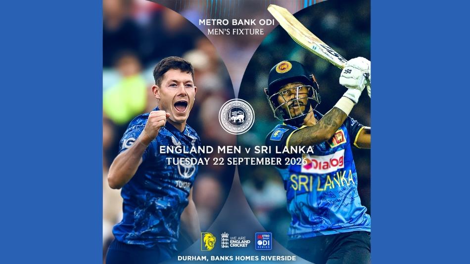 Two men playing cricket