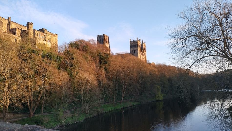 Durham river with views of Durham Cathedral