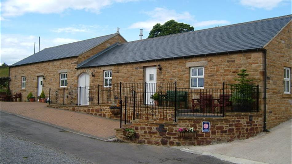 Exterior of Cornriggs Cottages