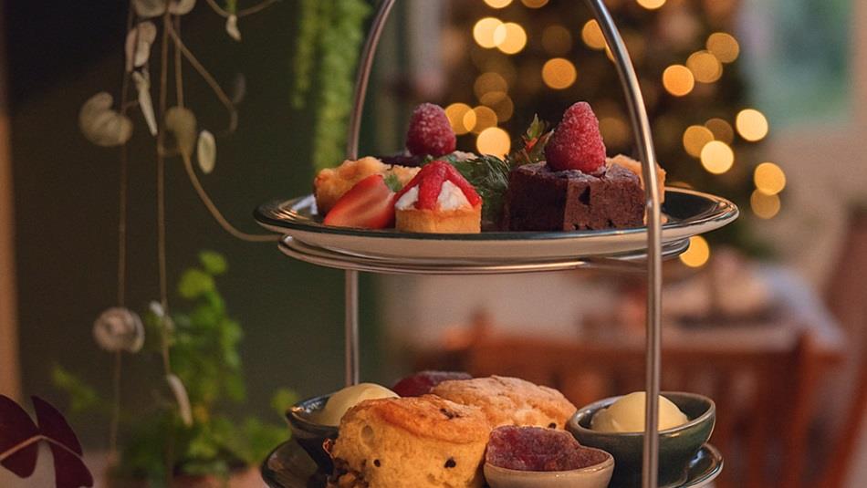 Festive afternoon tea at the Vinery, Raby Castle