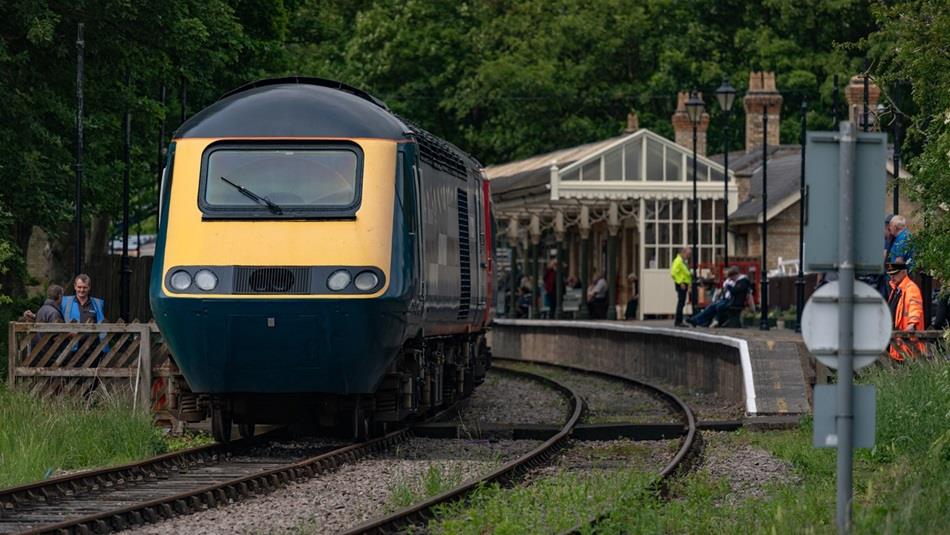 HST charter at Stanhope Station - Credit Dan Millard