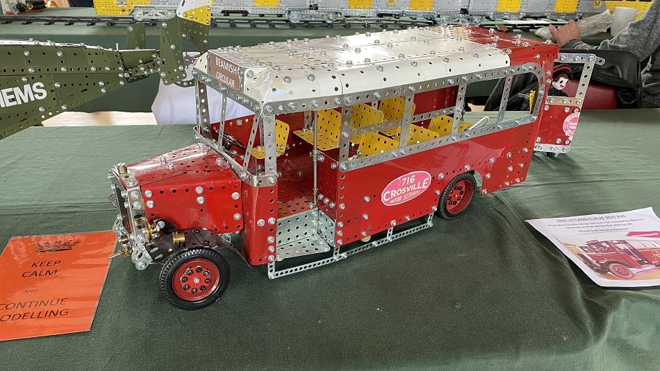 A bus made from Meccano