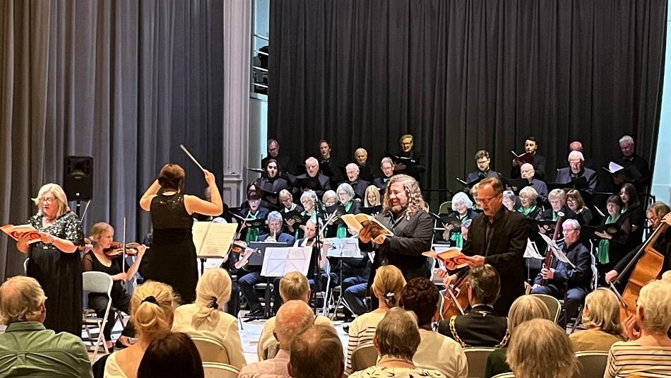 The choir perform Rossini's Stabat Mater, May 2023