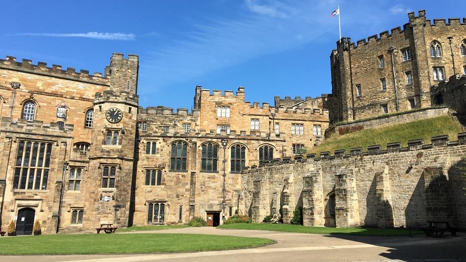 Durham Castle Courtyard and Keep.