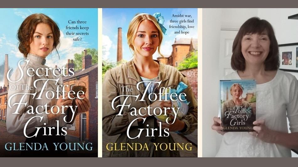 Glenda Young with Toffee Factory Girls novels