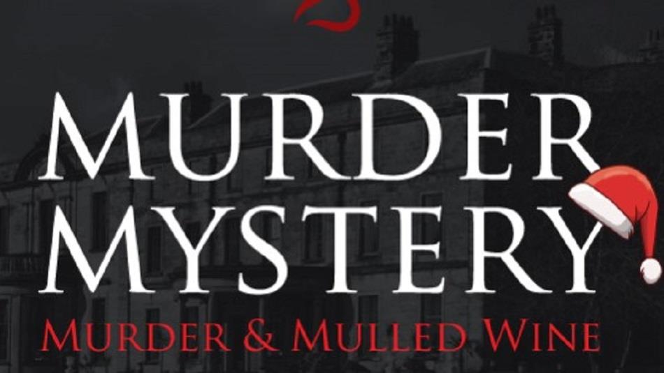 Murder and Mulled wine advertising poster.