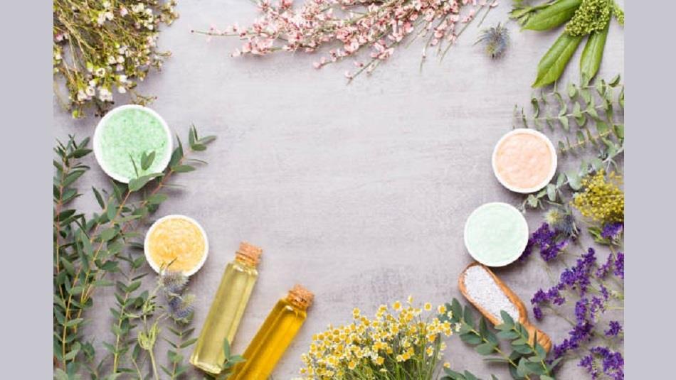 Flowers, herbs, aromatherapy products