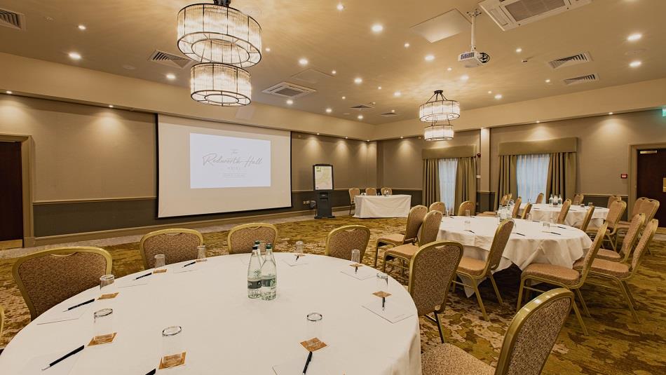 The Prince Bishop Suite set in cabaret style ready for meeting.