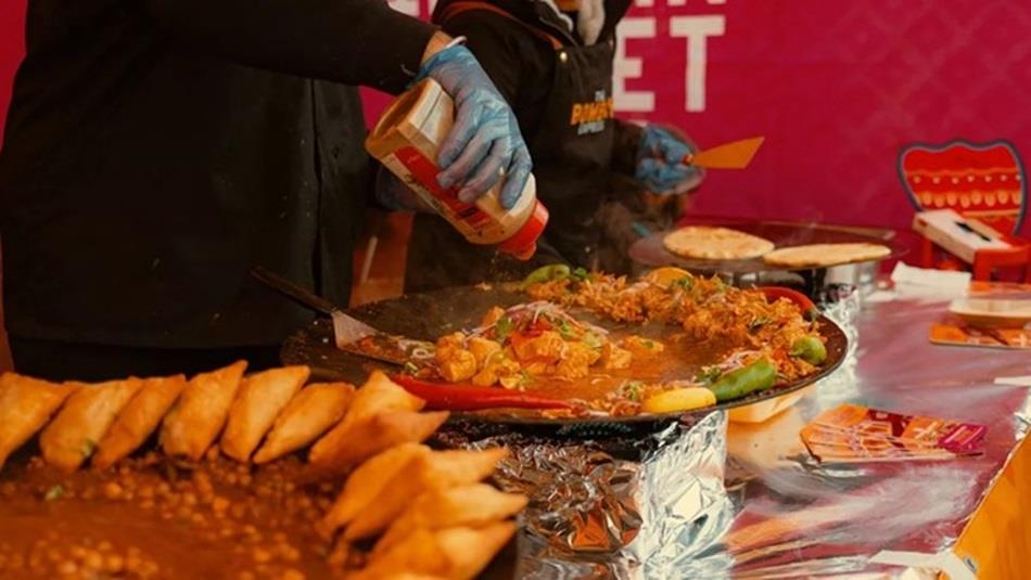 Cookery demonstration of Indian food