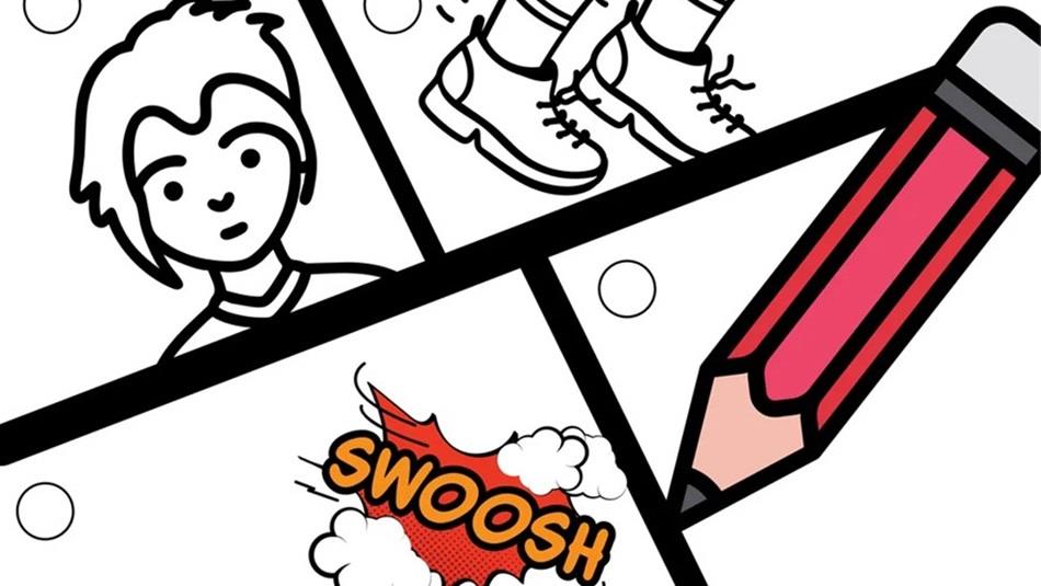 Drawing of a anime-style storyboard