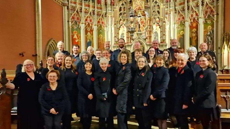 Members of Ushaw Chapel Choir