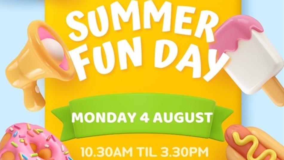 poster promoting free family fun day in Peterlee