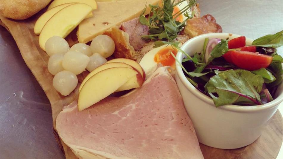 Knitsley Farm Granary Café food platter