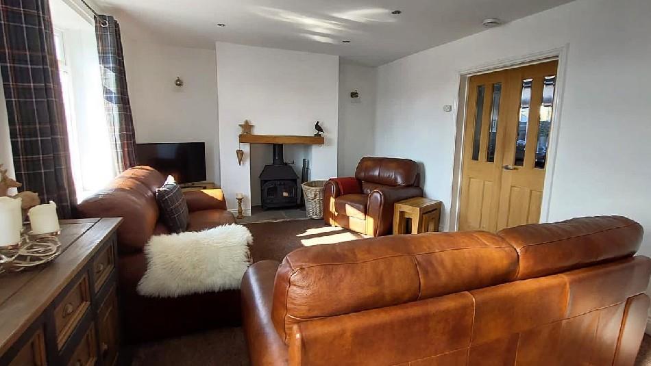 The lounge at Valley View Durham Dales Cottages